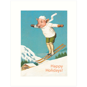 Skiing Pig - Holiday