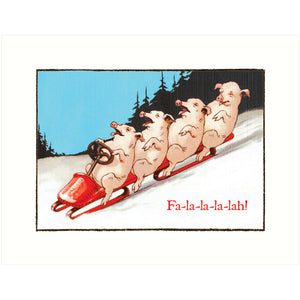 Sledding Pigs