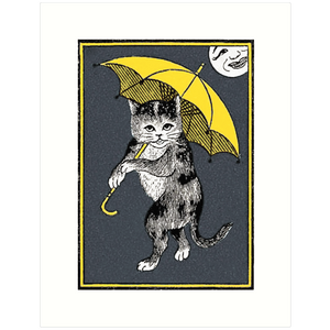 Cat w/Umbrella