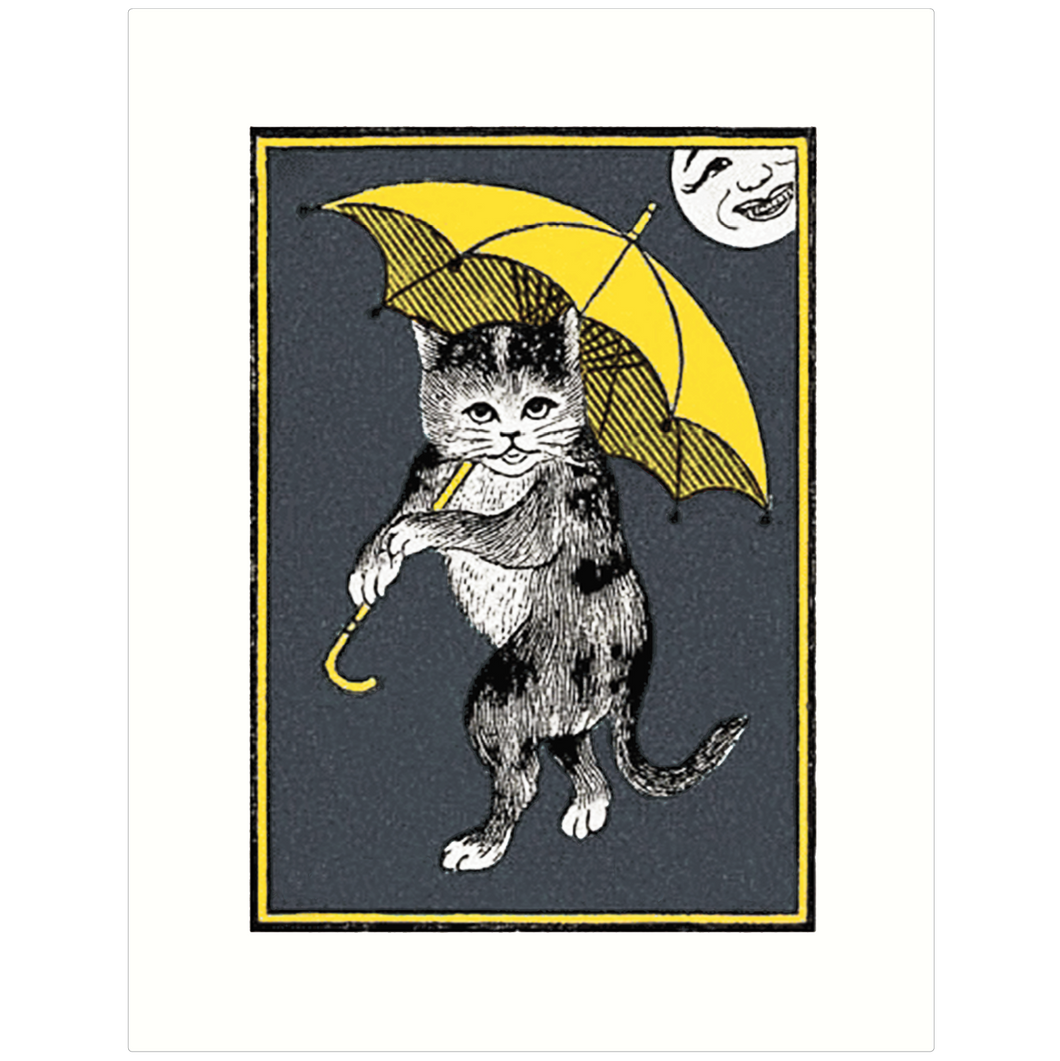 Cat w/Umbrella